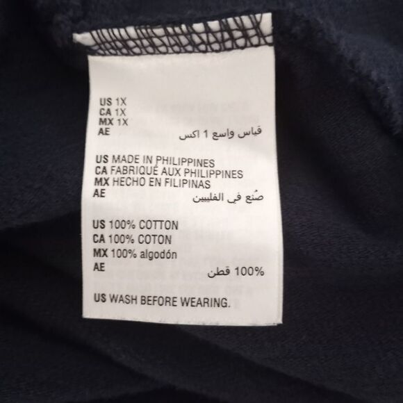 STYLE & CO. NAVY DRESS SZ.1X EUC - Picture 6 of 7